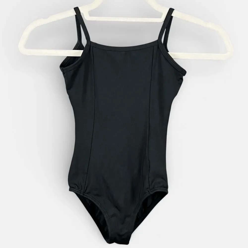 Basic Moves Black Dance Leotard Girls Size 6/7